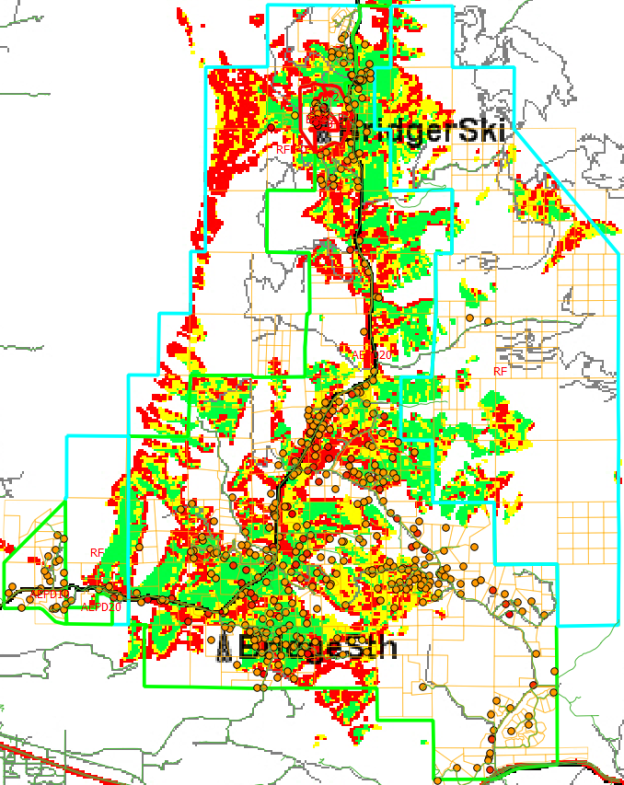 Possible Cell Tower Coverage | BCPOA